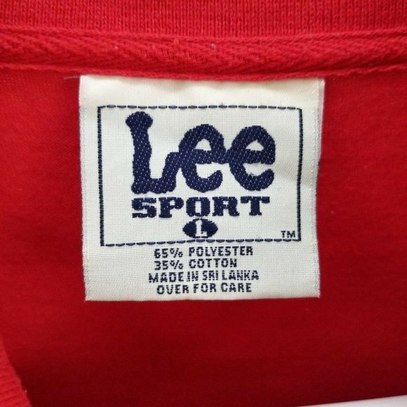 Vintage LEE SPORT NBA Chicago Bulls Mens‎ 1/4 Zip - Picture 7 of 8